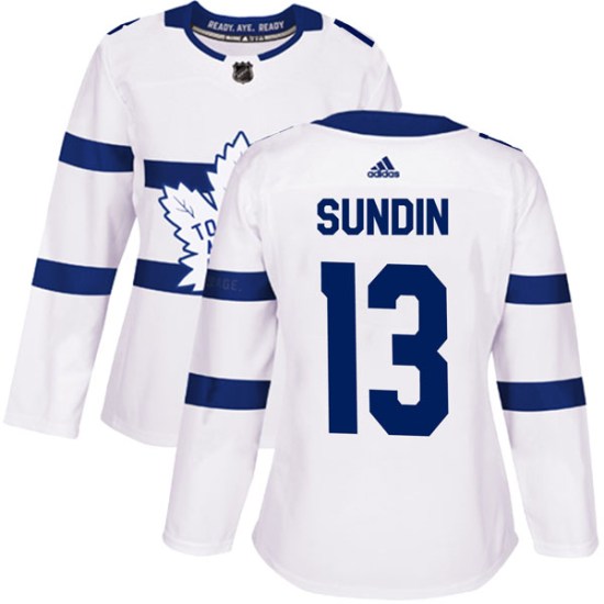 Mats Sundin Toronto Maple Leafs Women's Authentic 2018 Stadium Series Adidas Jersey - White