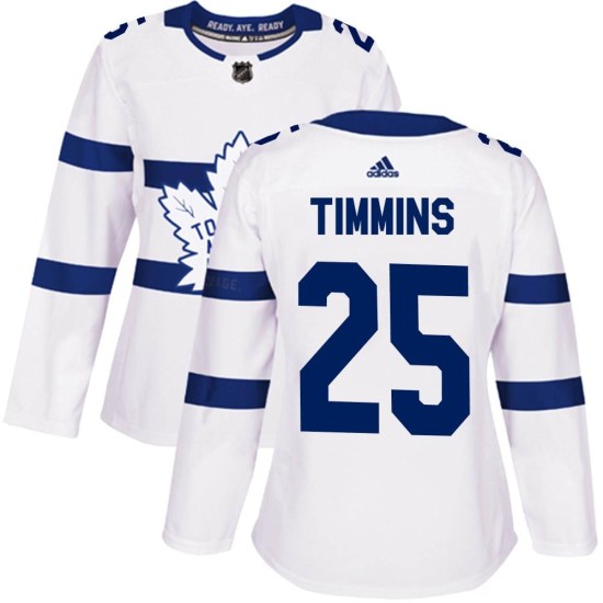 Conor Timmins Toronto Maple Leafs Women's Authentic 2018 Stadium Series Adidas Jersey - White