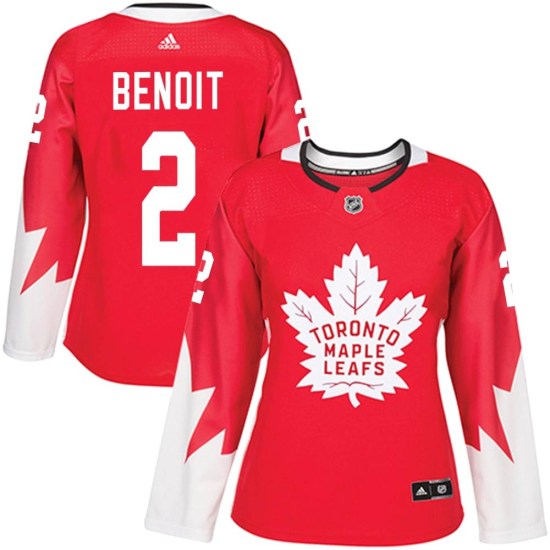 Simon Benoit Toronto Maple Leafs Women's Authentic Alternate Adidas Jersey - Red