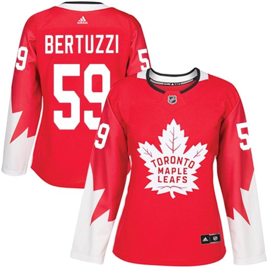 Tyler Bertuzzi Toronto Maple Leafs Women's Authentic Alternate Adidas Jersey - Red