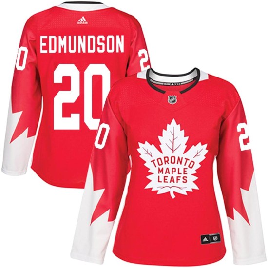 Joel Edmundson Toronto Maple Leafs Women's Authentic Alternate Adidas Jersey - Red