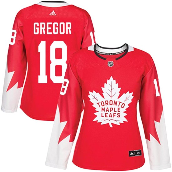 Noah Gregor Toronto Maple Leafs Women's Authentic Alternate Adidas Jersey - Red