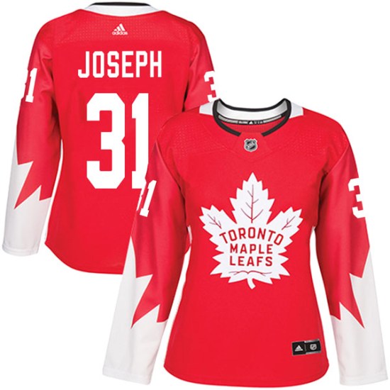 Curtis Joseph Toronto Maple Leafs Women's Authentic Alternate Adidas Jersey - Red