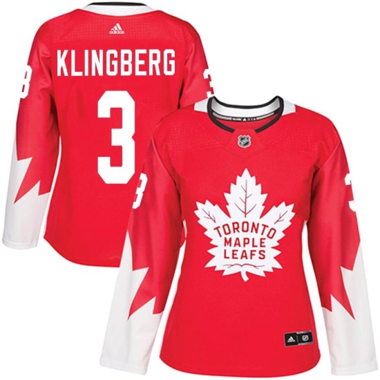 John Klingberg Toronto Maple Leafs Women's Authentic Alternate Adidas Jersey - Red