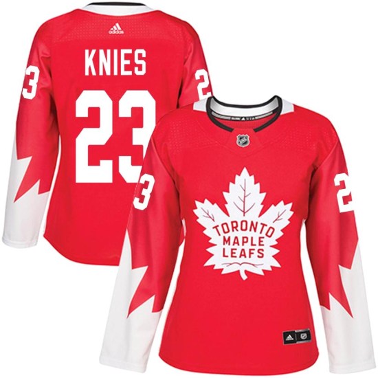 Matthew Knies Toronto Maple Leafs Women's Authentic Alternate Adidas Jersey - Red