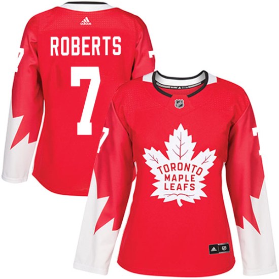Gary Roberts Toronto Maple Leafs Women's Authentic Alternate Adidas Jersey - Red