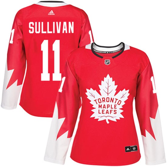 Steve Sullivan Toronto Maple Leafs Women's Authentic Alternate Adidas Jersey - Red