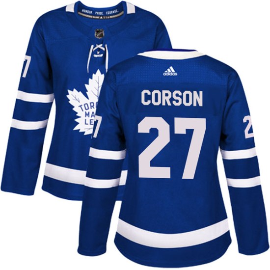 Shayne Corson Toronto Maple Leafs Women's Authentic Home Adidas Jersey - Blue