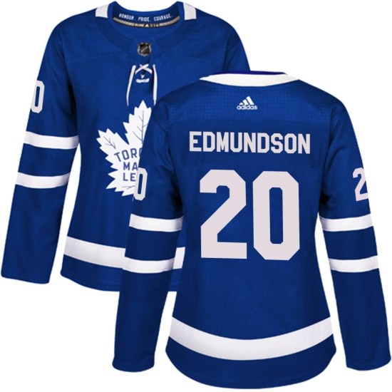 Joel Edmundson Toronto Maple Leafs Women's Authentic Home Adidas Jersey - Blue