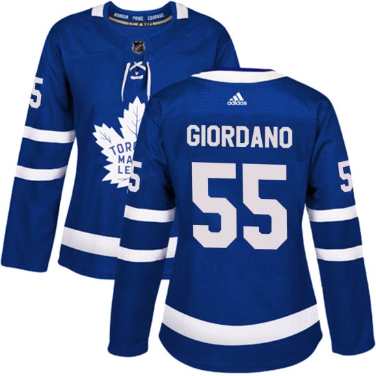 Mark Giordano Toronto Maple Leafs Women's Authentic Home Adidas Jersey - Blue
