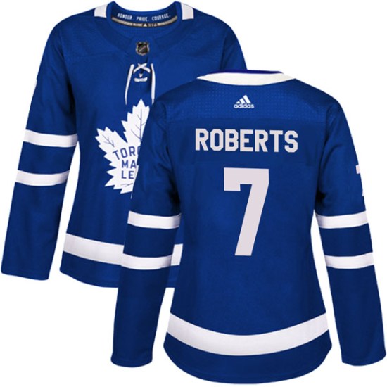 Gary Roberts Toronto Maple Leafs Women's Authentic Home Adidas Jersey - Blue