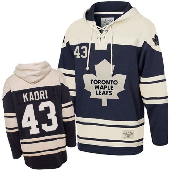 Nazem Kadri Toronto Maple Leafs Youth Authentic Old Time Hockey Sawyer Hooded Sweatshirt - Royal Blue